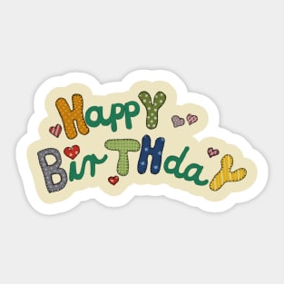 Geburtstag Sticker